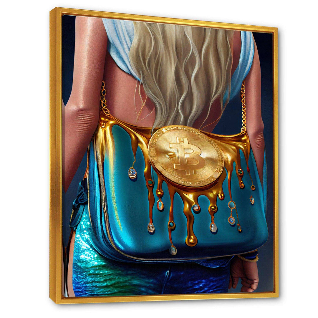 Fashion Girl Going Out Tonight With Bitcoin II