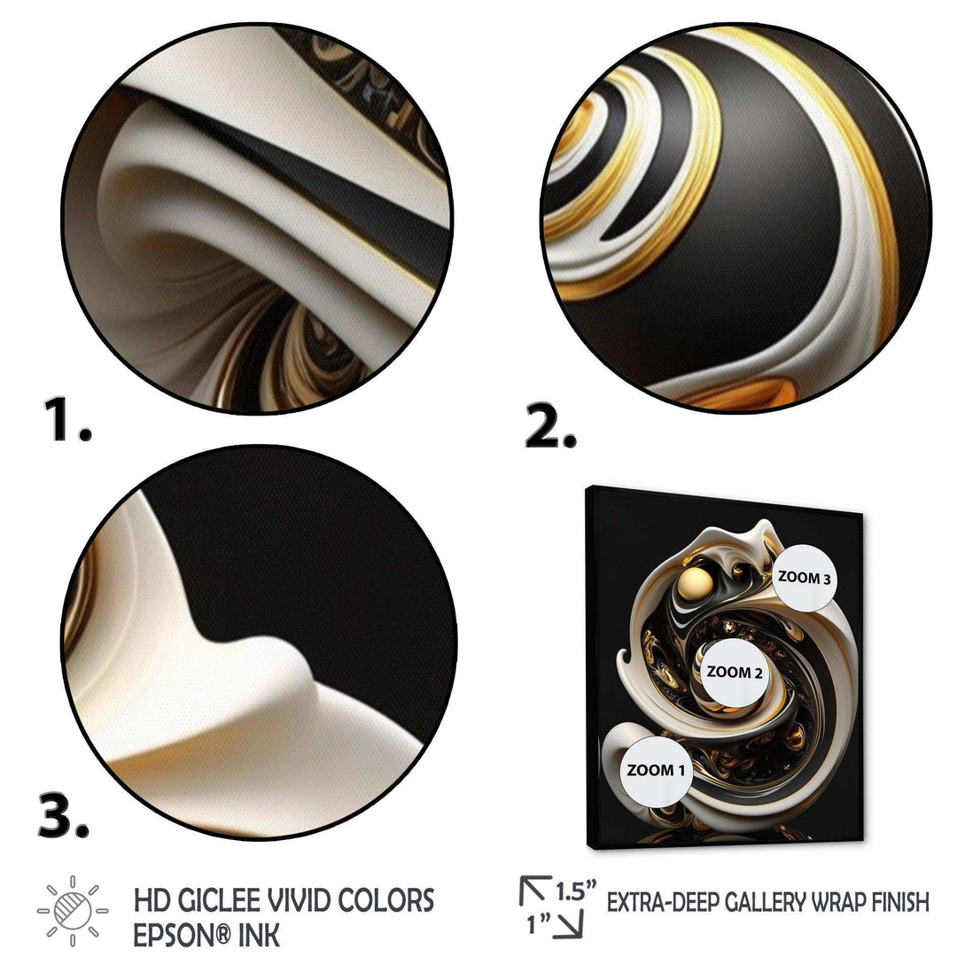 Liquid White Stained Glass V - Modern Wall Art Prints
