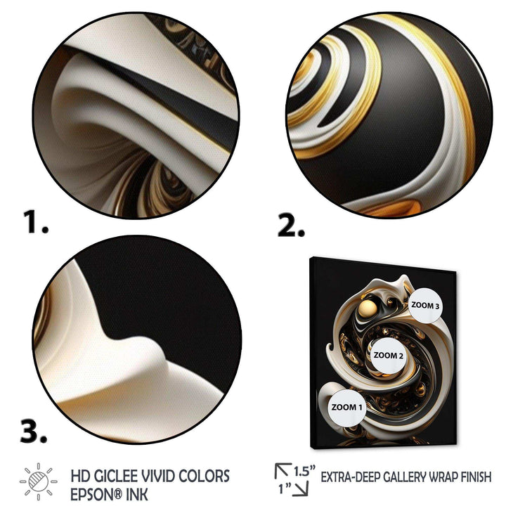 Liquid White Stained Glass V - Modern Wall Art Prints