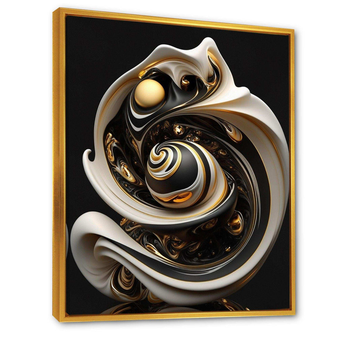 Liquid White Stained Glass V - Modern Wall Art Prints