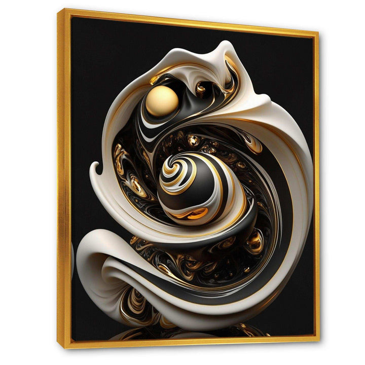 Liquid White Stained Glass V - Modern Wall Art Prints