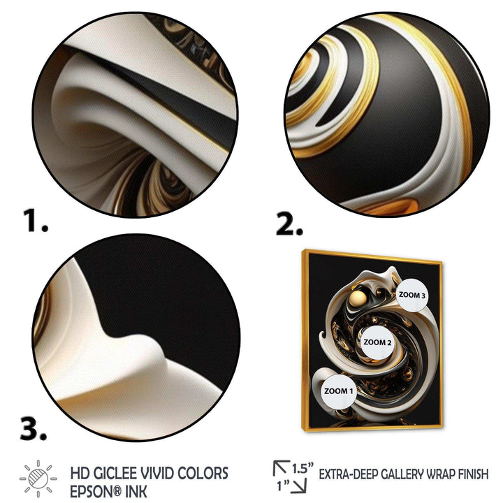 Liquid White Stained Glass V - Modern Wall Art Prints