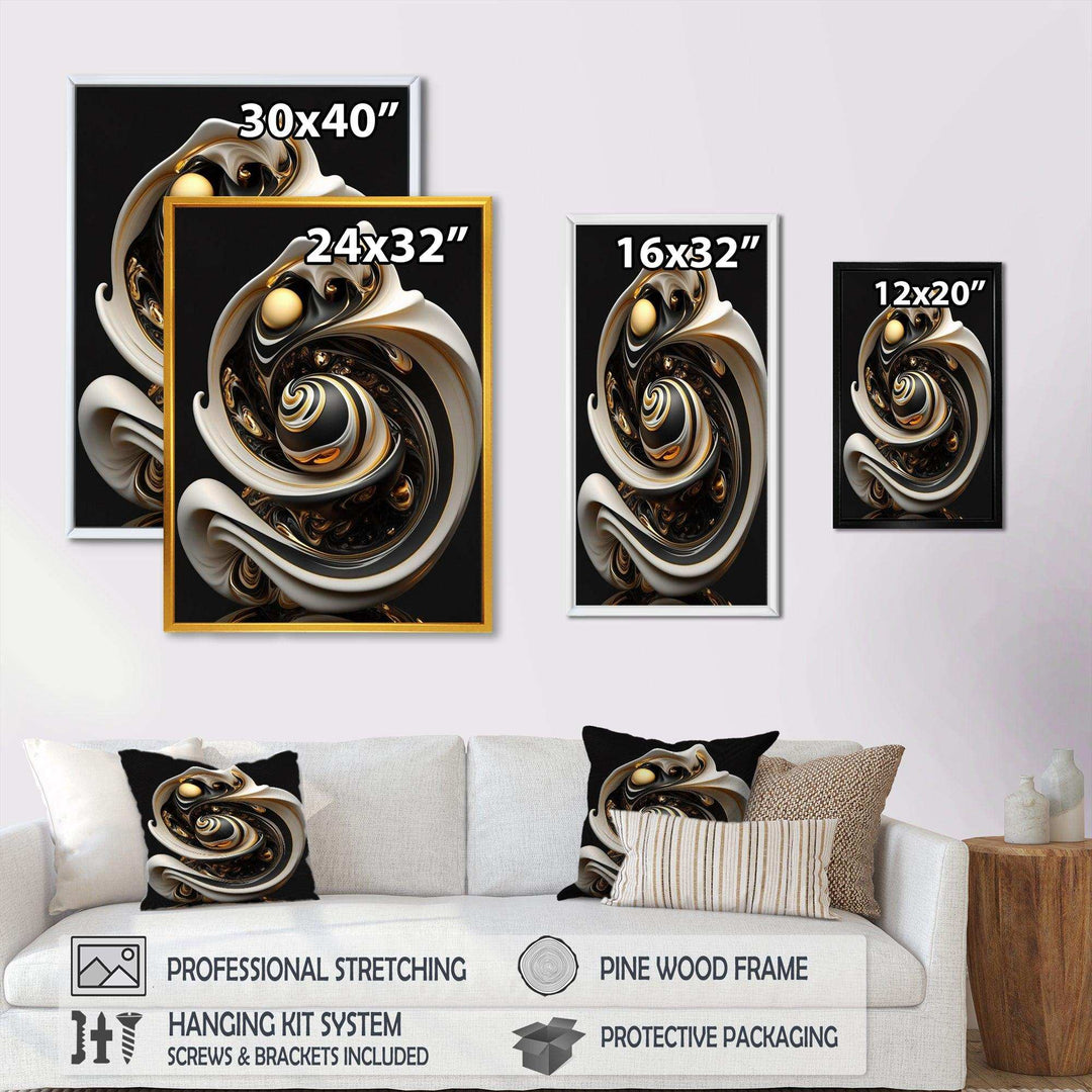 Liquid White Stained Glass V - Modern Wall Art Prints