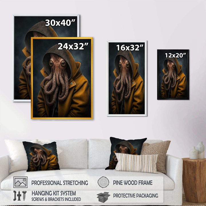 Anthropomorphic Of Octopus Portrait IV