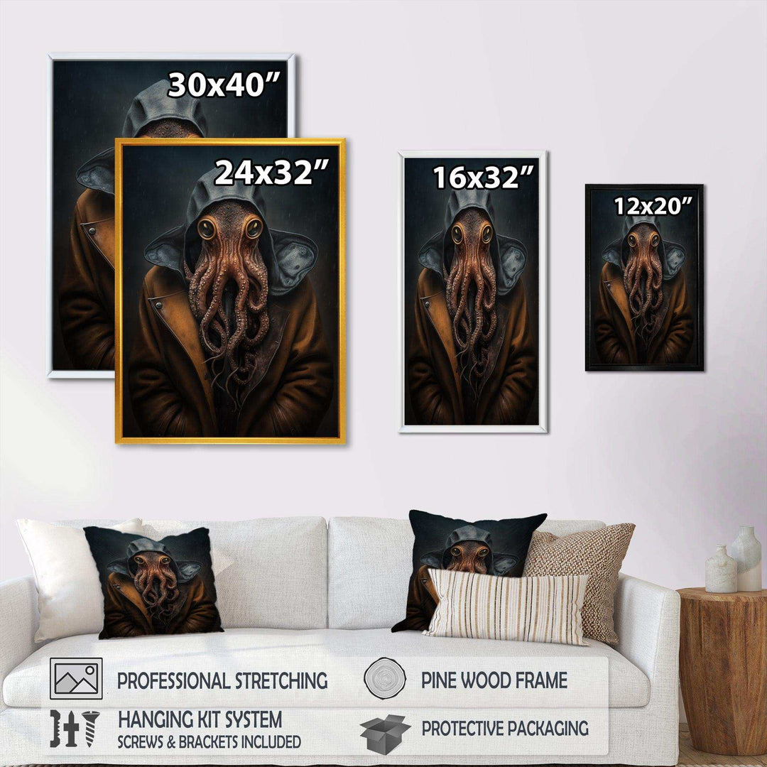 Anthropomorphic Of Octopus Portrait V