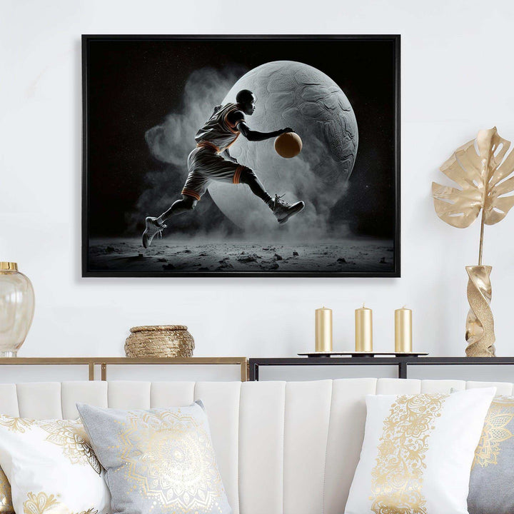 Basket Ball On The Moon