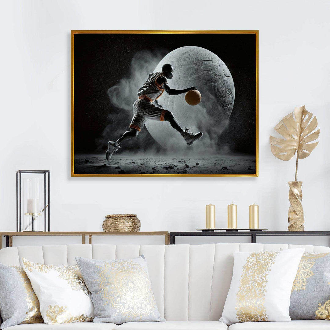 Basket Ball On The Moon
