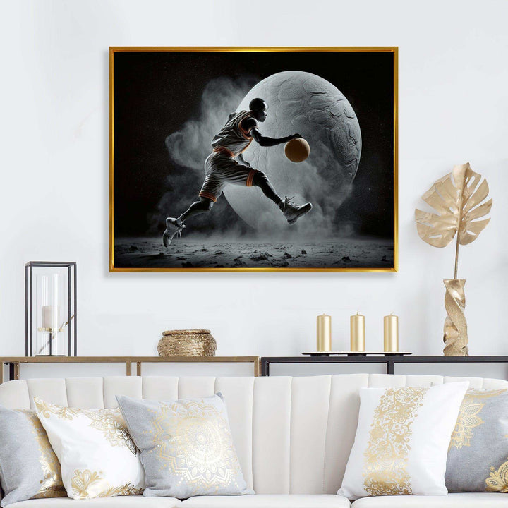 Basket Ball On The Moon