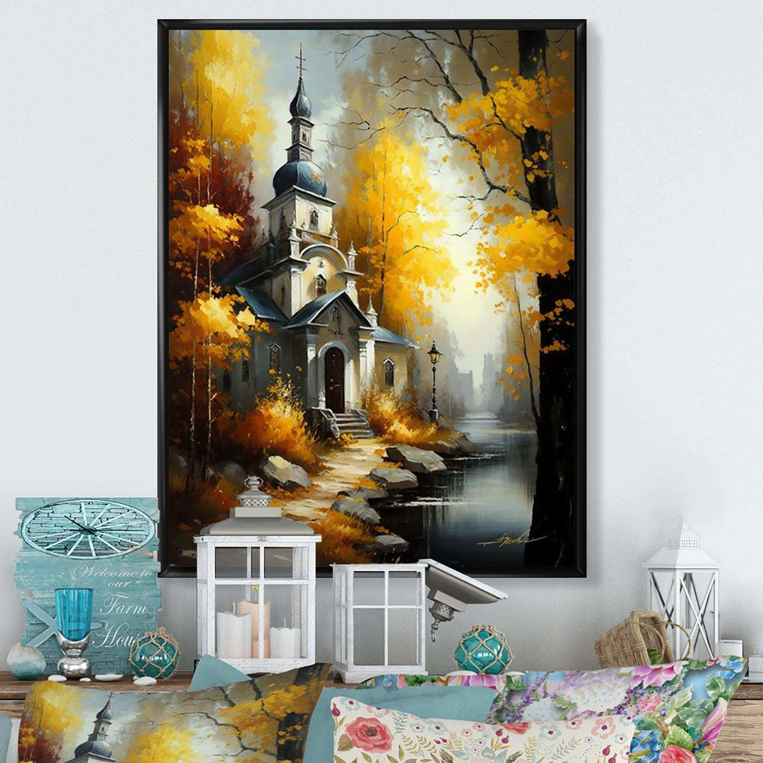 Church In Forest In Autumn IV