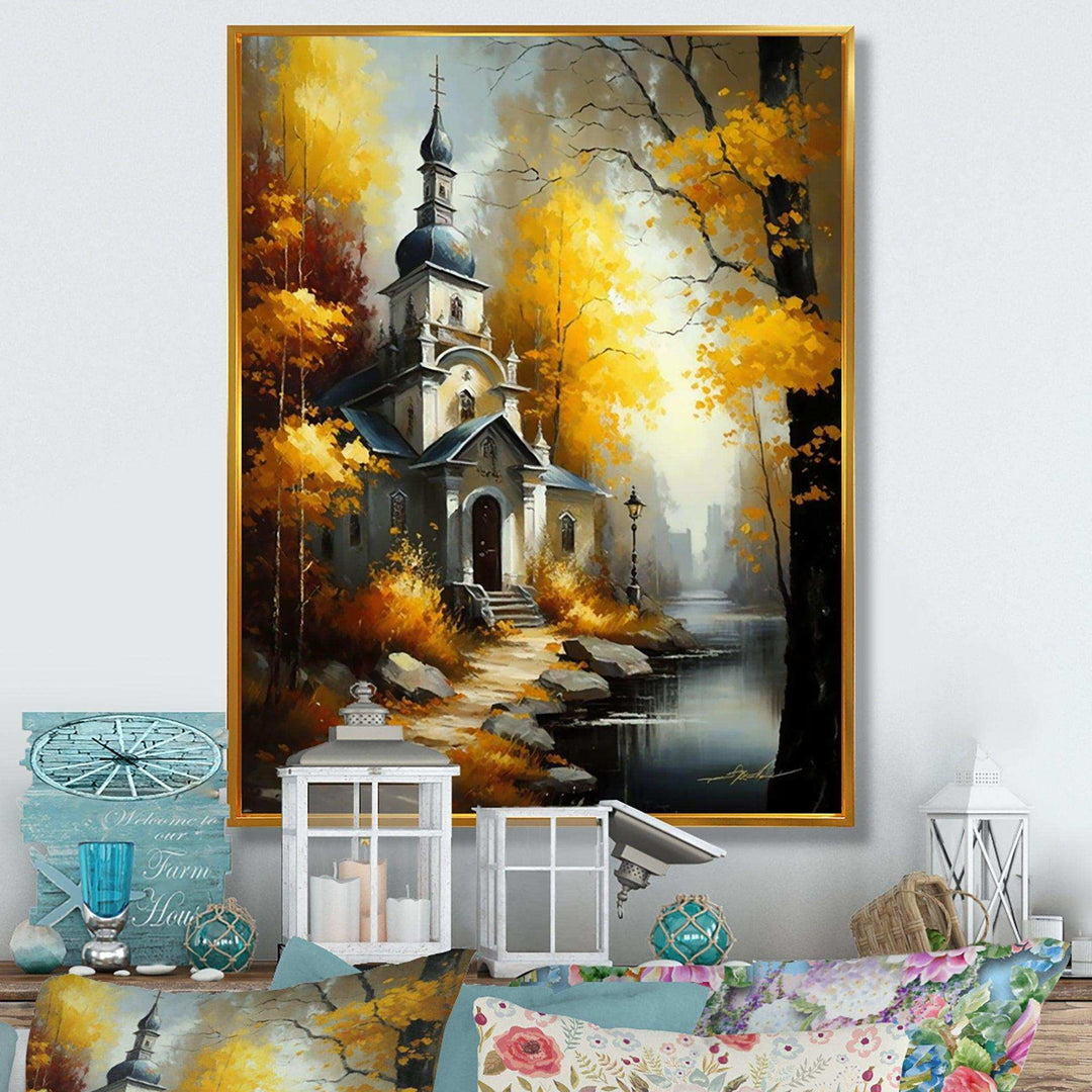 Church In Forest In Autumn IV