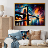 Colorful Brooklyn Bridge