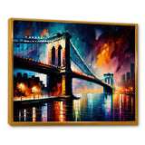 Colorful Brooklyn Bridge