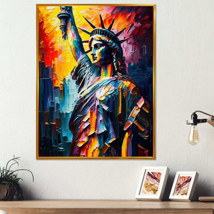 Colorful Liberty Statue II