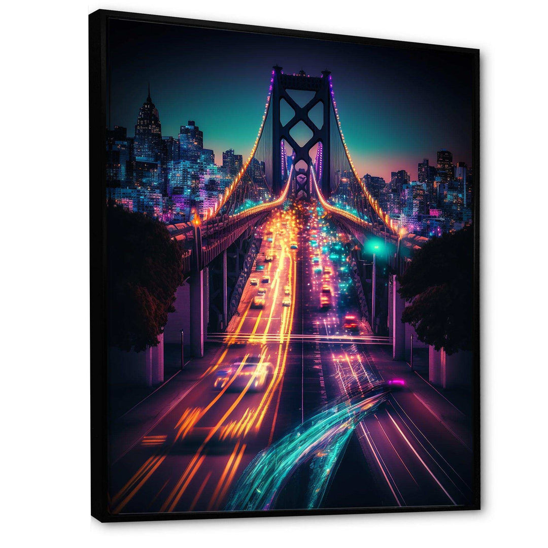 Futuristic San Francisco Neon I