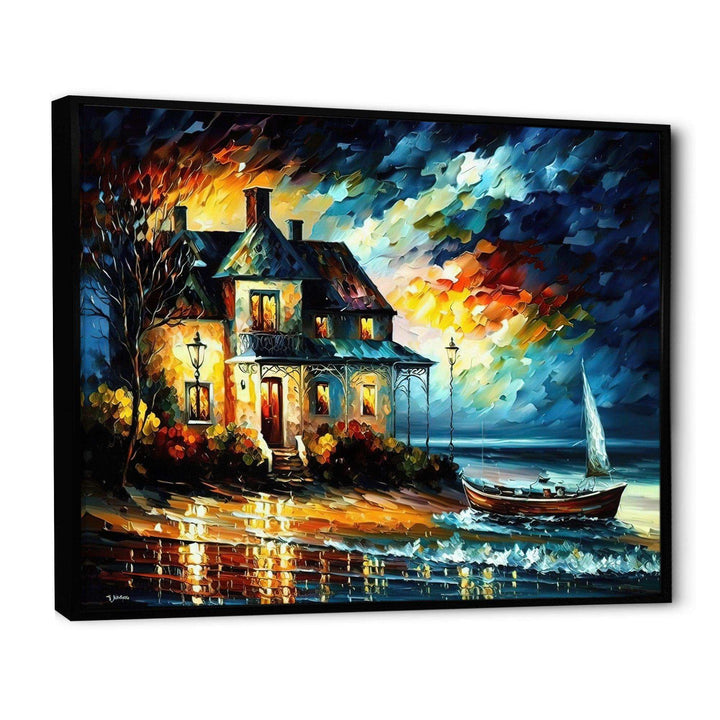Monochome Yellow And Grey Farm I