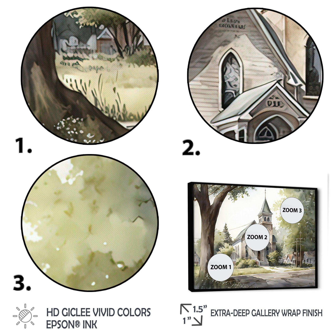 Monochome Yellow And Grey Farm III