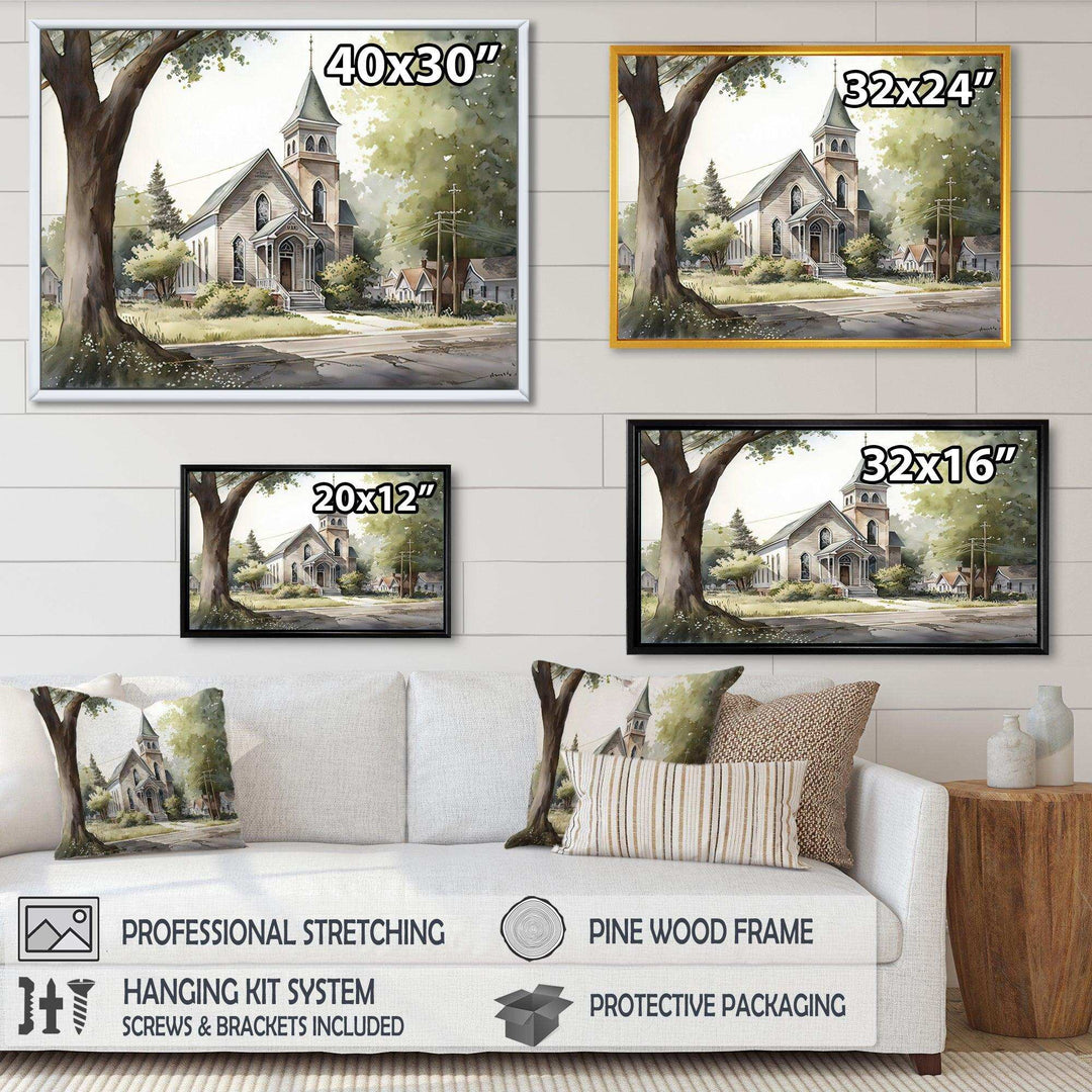 Monochome Yellow And Grey Farm III