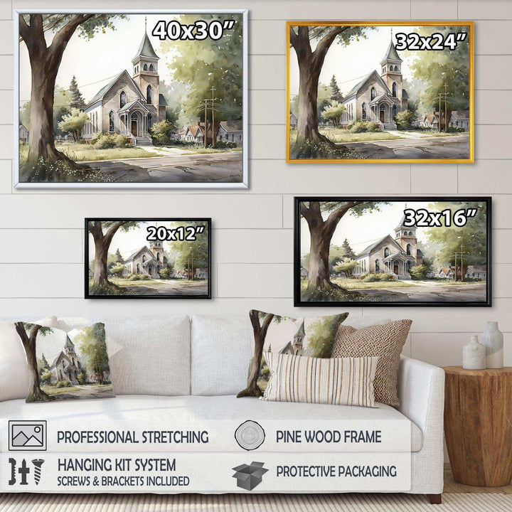Monochome Yellow And Grey Farm III