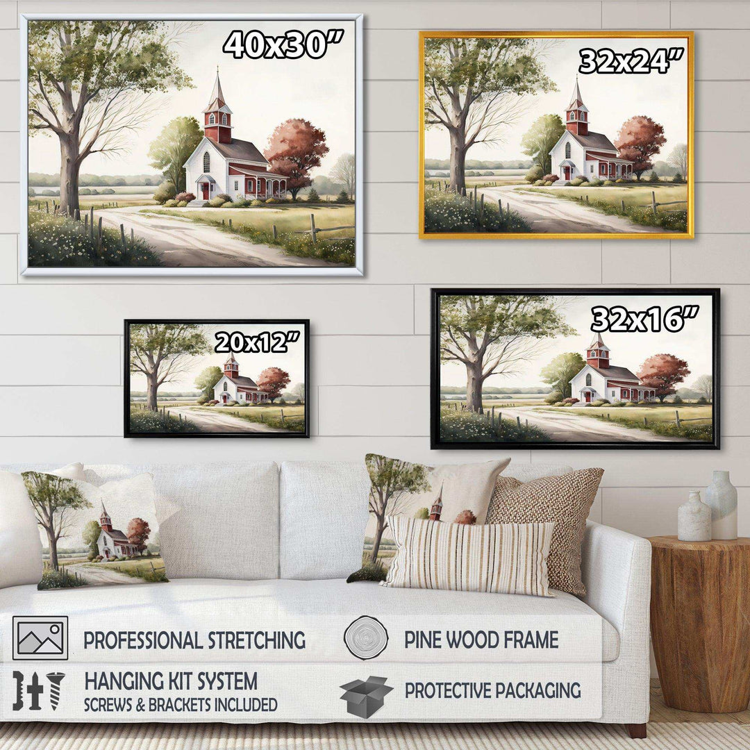 Monochome Yellow And Grey Farm VI