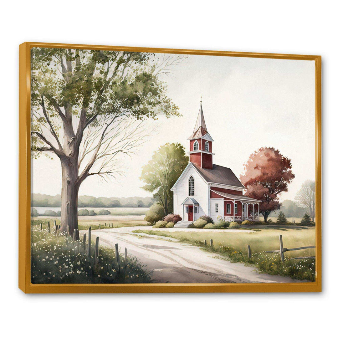 Monochome Yellow And Grey Farm VI