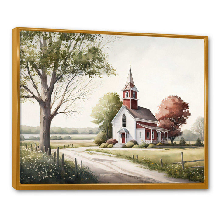 Monochome Yellow And Grey Farm VI