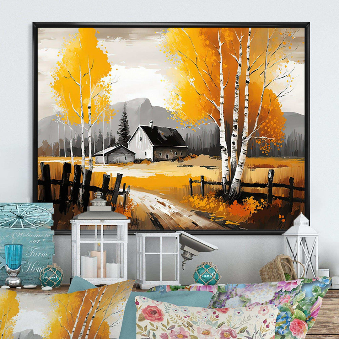 Small Cottage In Autumn I