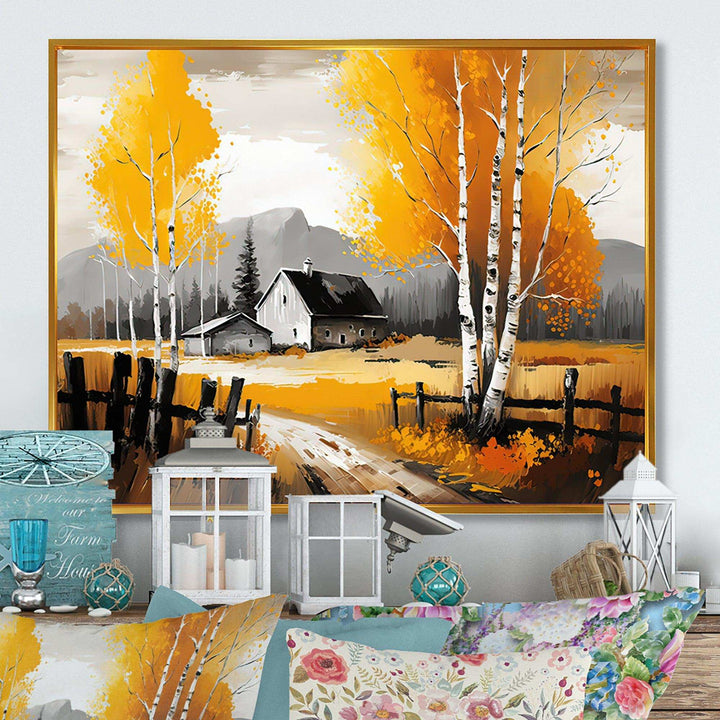 Small Cottage In Autumn I