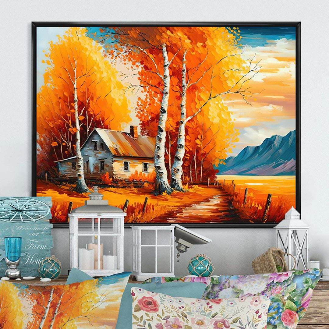 Small Cottage In Autumn III