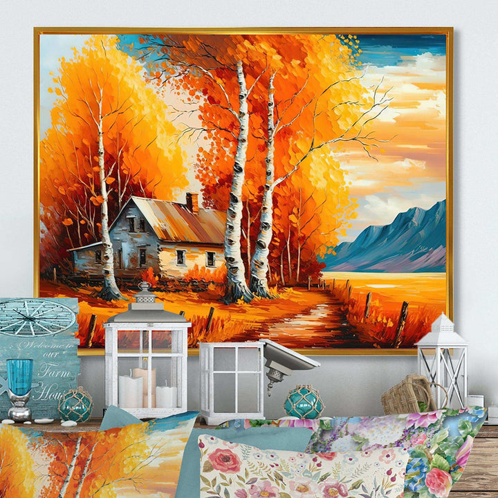 Small Cottage In Autumn III