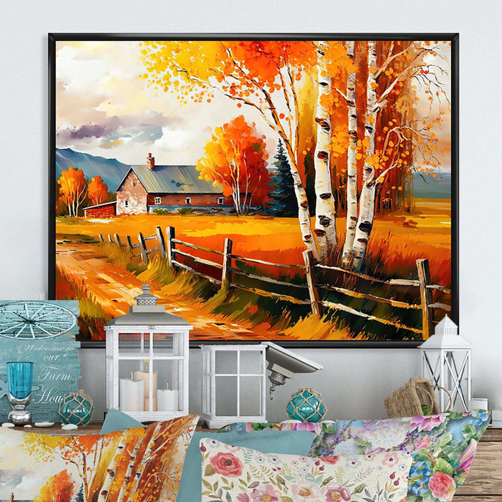 Small Cottage In Autumn IV