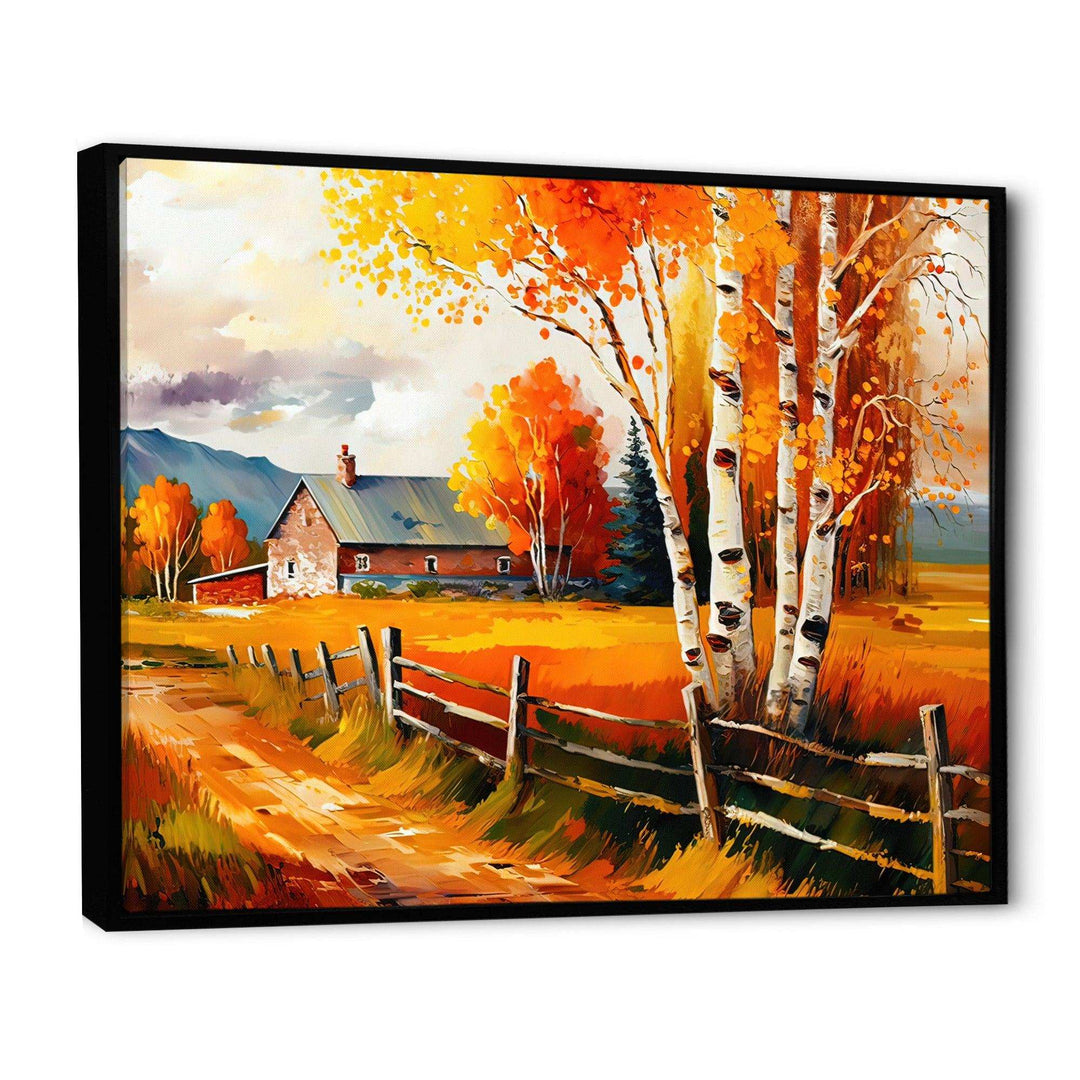 Small Cottage In Autumn IV