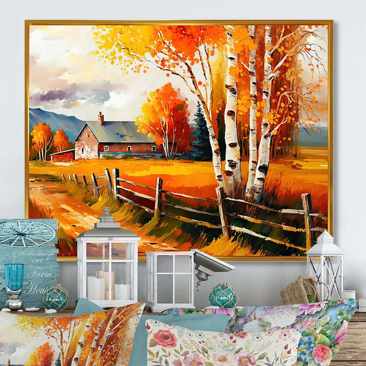 Small Cottage In Autumn IV