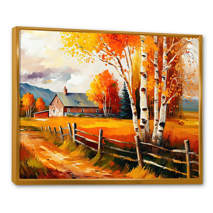 Small Cottage In Autumn IV