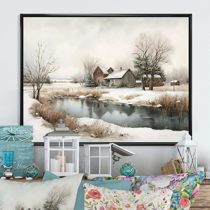 Arkansas Farm In Winter