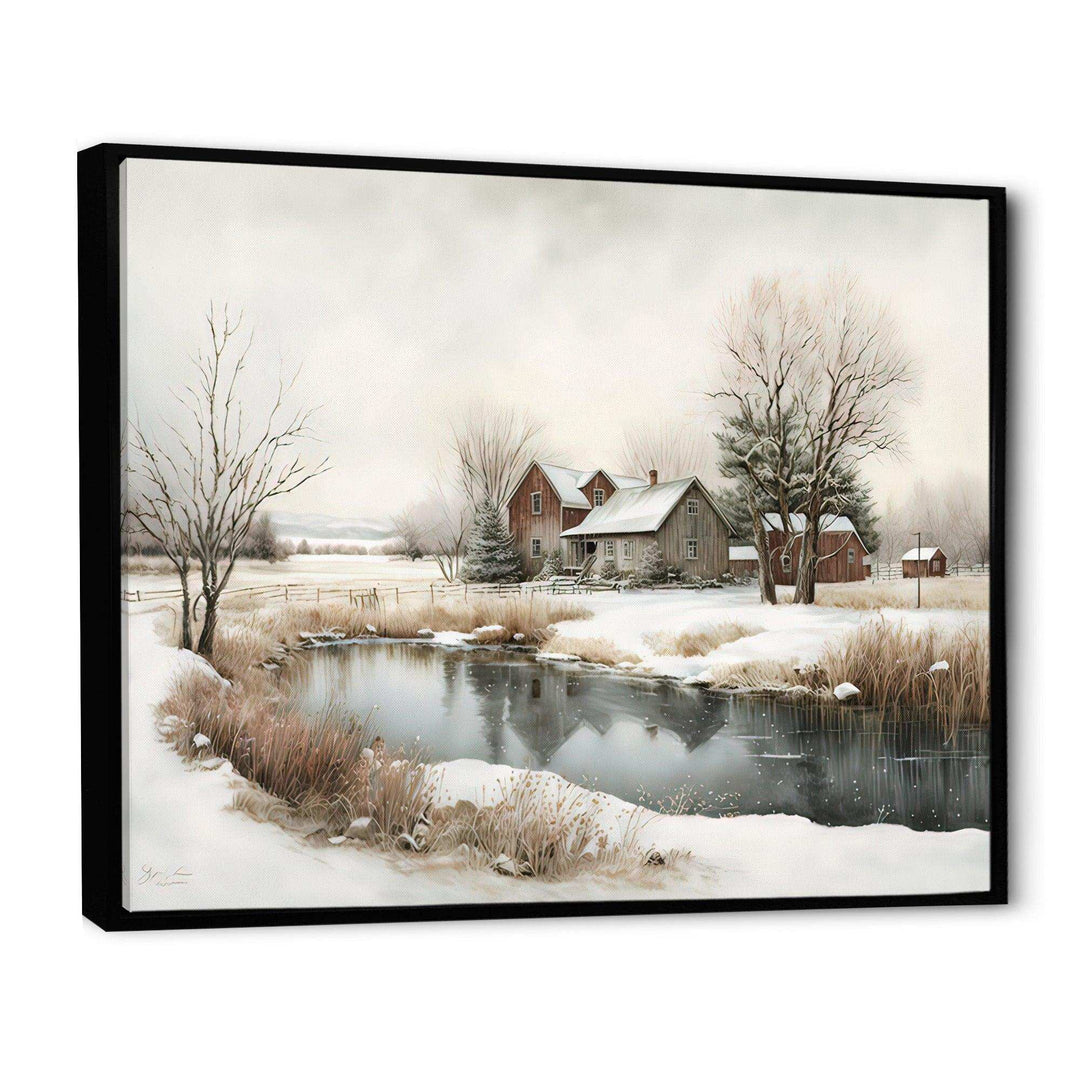Arkansas Farm In Winter