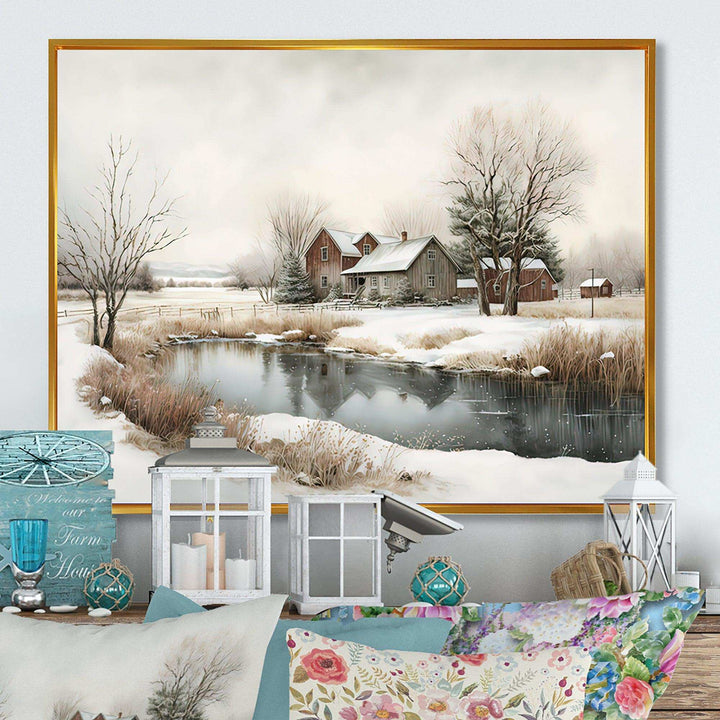 Arkansas Farm In Winter