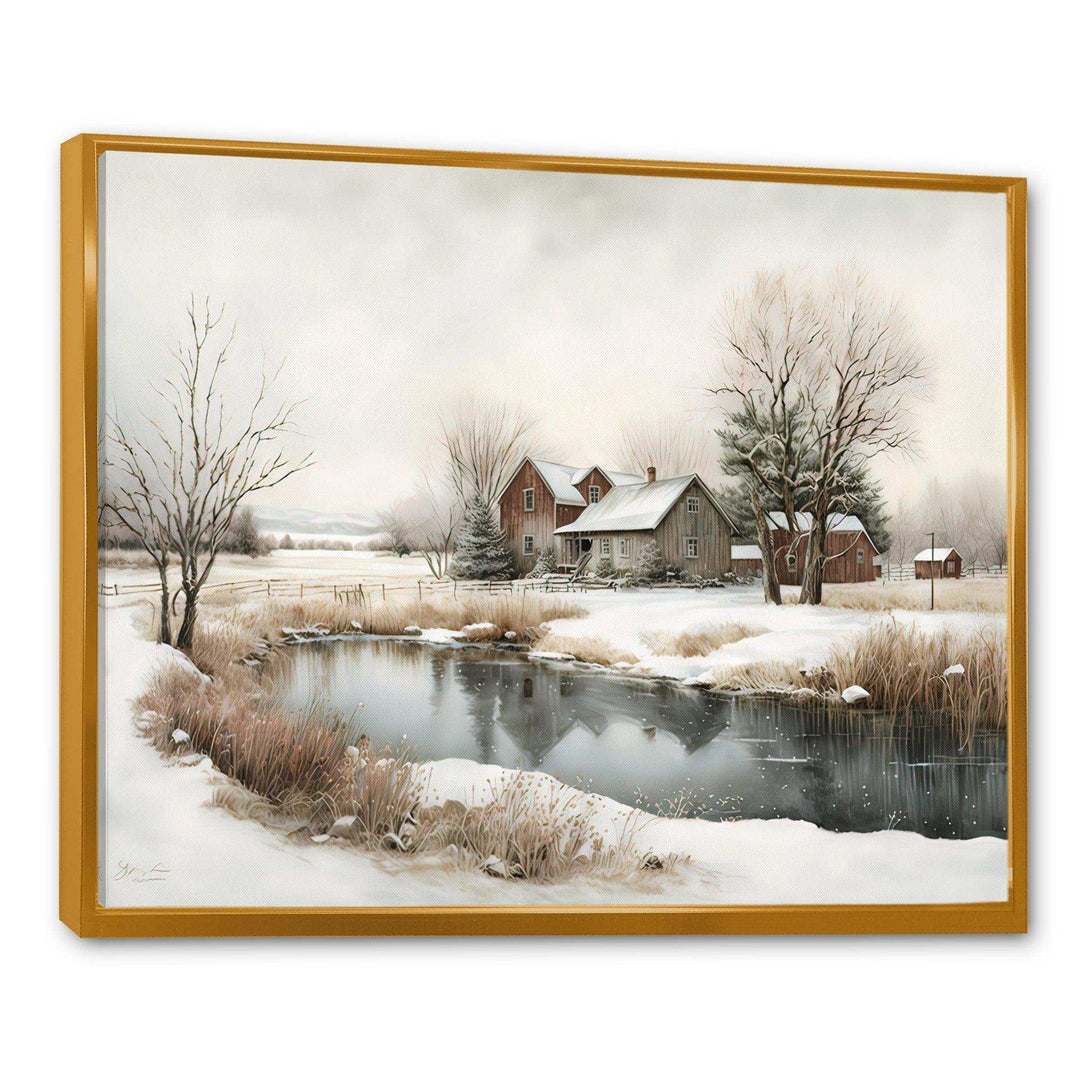 Arkansas Farm In Winter