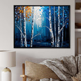 Blue Birch Forest I