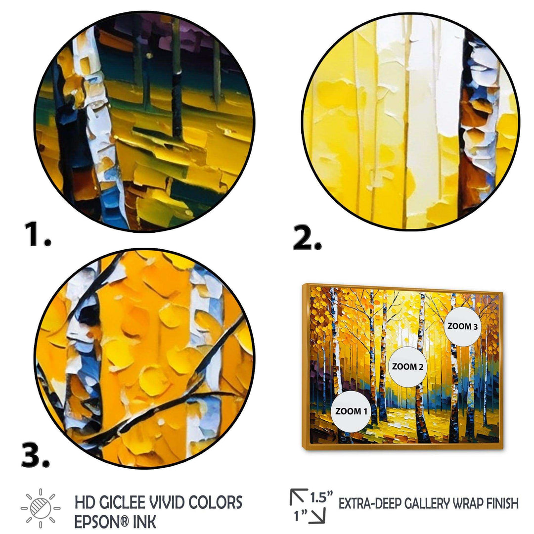 Golden Birch Woods I
