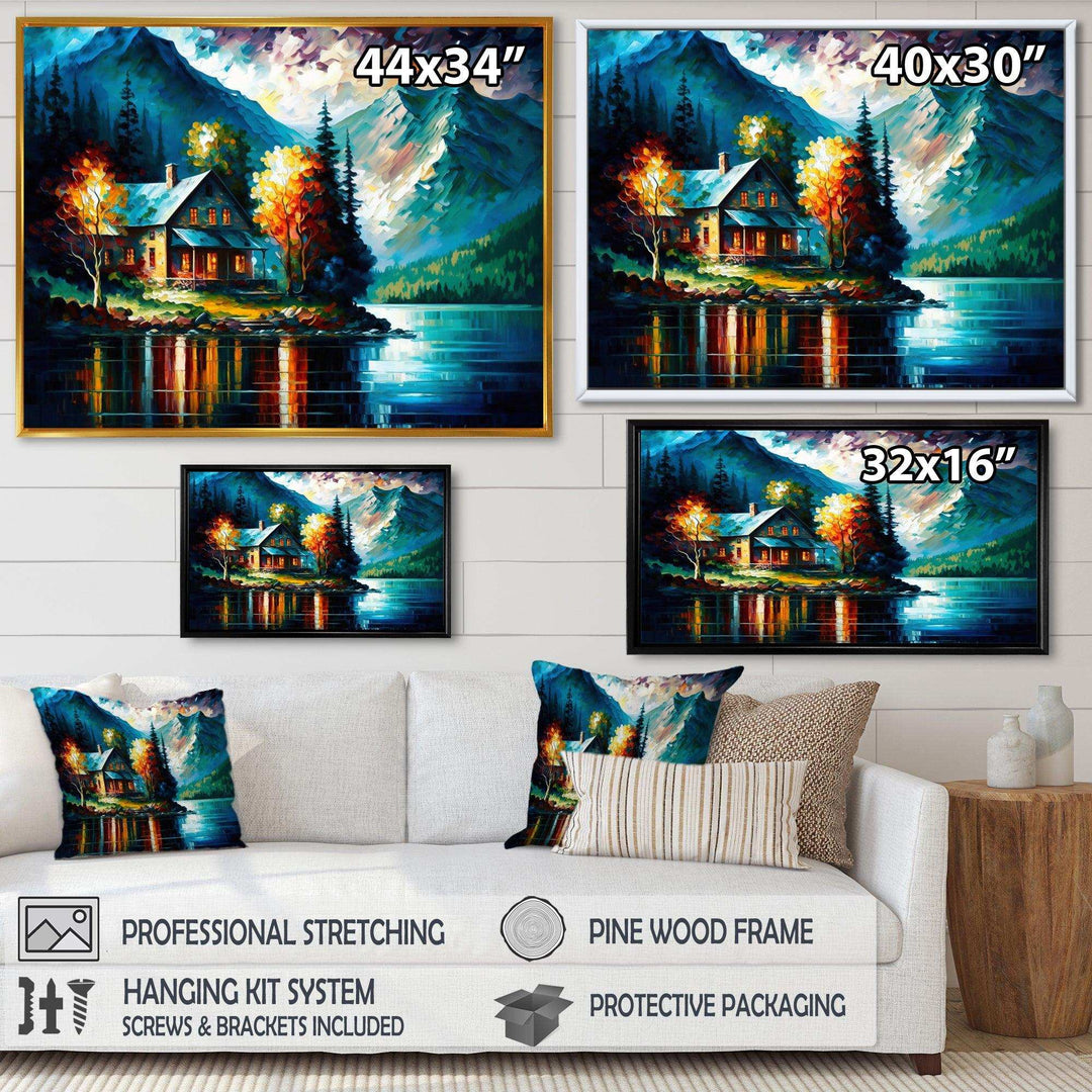 Colorful Lakehouse By The Lake II