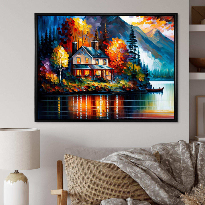 Colorful Lakehouse By The Lake V