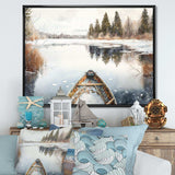 Winter Canoe Scenery II