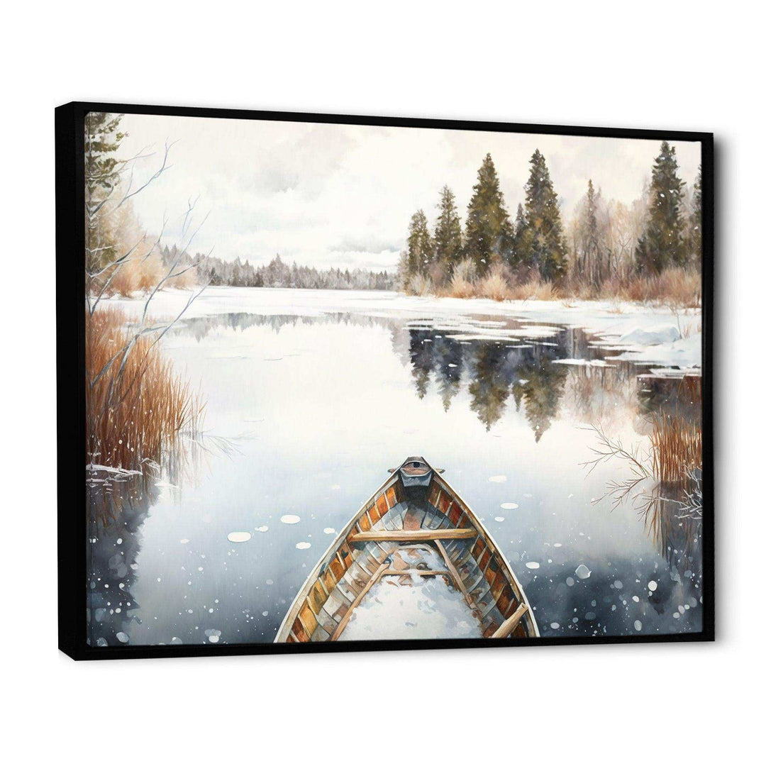 Winter Canoe Scenery II