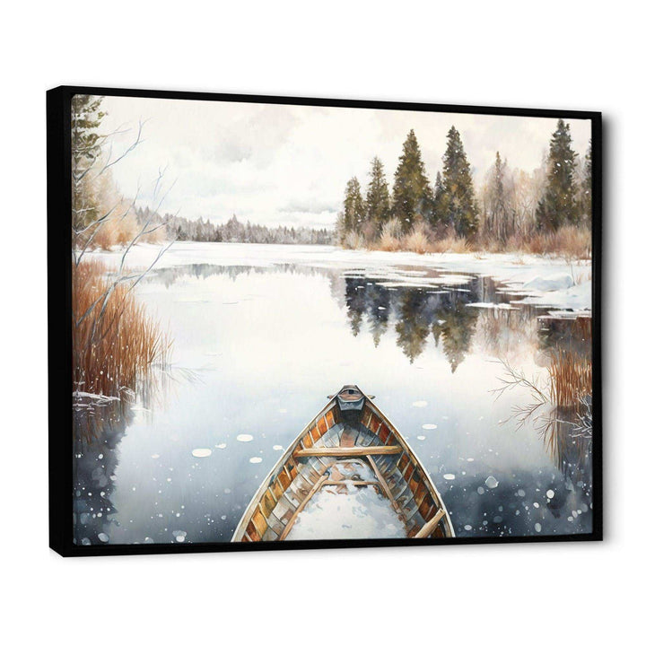 Winter Canoe Scenery II