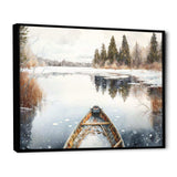 Winter Canoe Scenery II