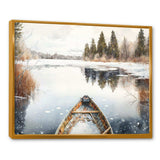 Winter Canoe Scenery II