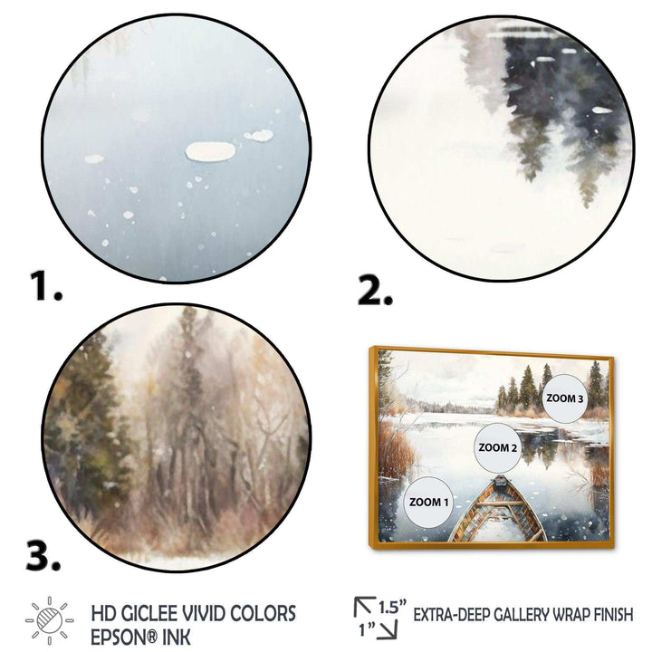 Winter Canoe Scenery II