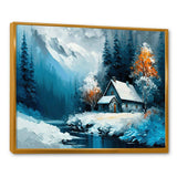 Cabin In The Woods In Winter I