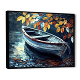 Canoe On A Lake In Fall V