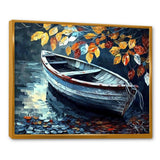 Canoe On A Lake In Fall V